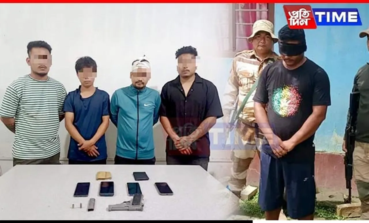 Manipur Police Arrest UNLF and KCP Cadres